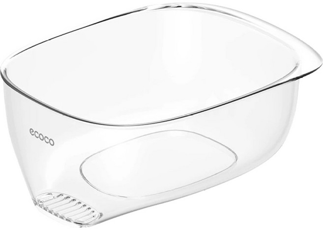 ecoco 意可可 焯水籃 E24162, 透明白, 1個