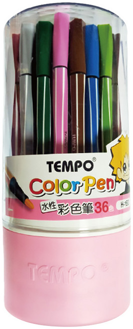 TEMPO 節奏牌 酷筆 彩色筆 H-160, 36色, 1罐