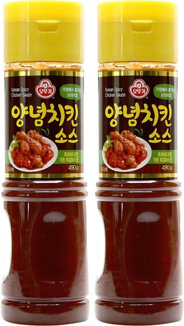 오뚜기 양념치킨 소스, 490g, 2개