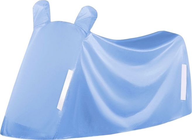 加厚牛津布機車防曬防水防塵罩, 水藍色