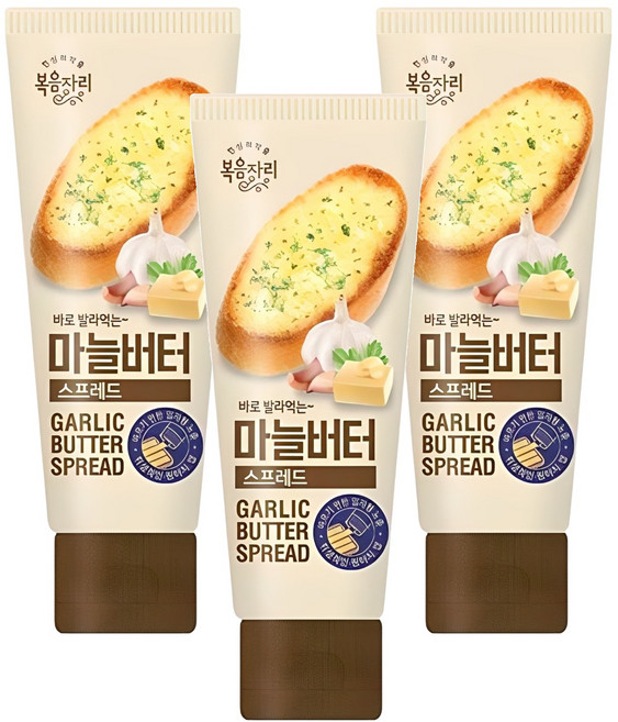 복음자리 바로 발라먹는마늘 버터 스프레드, 100g, 3개