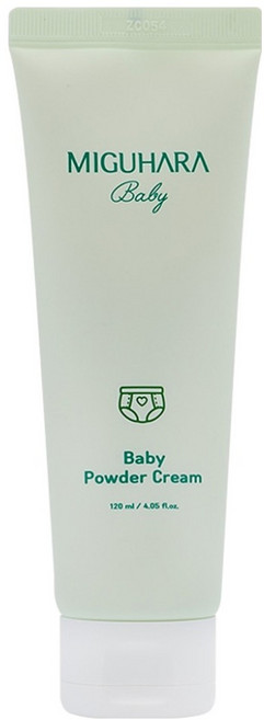 미구하라 베이비 파우더 크림, 120ml, 1개