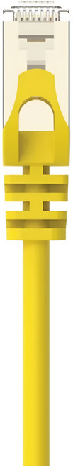POLYWELL 寶利威爾 CAT6A 高速網路線 10Gbps RJ45 福祿克認證 PW15-W58-J400, 40m, 黃色, 1條