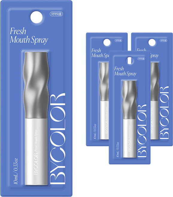 바이컬러 프레시 마우스 스프레이, 10ml, 4개