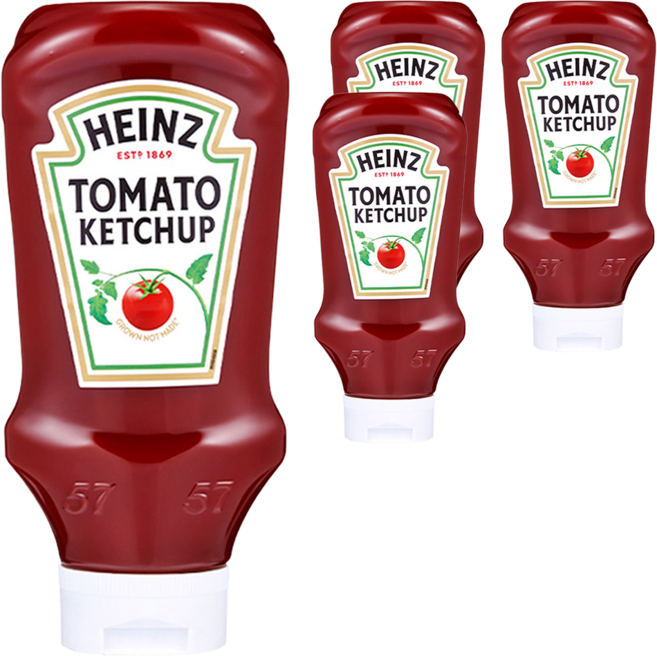 HEINZ 亨氏 番茄醬, 570g, 4個