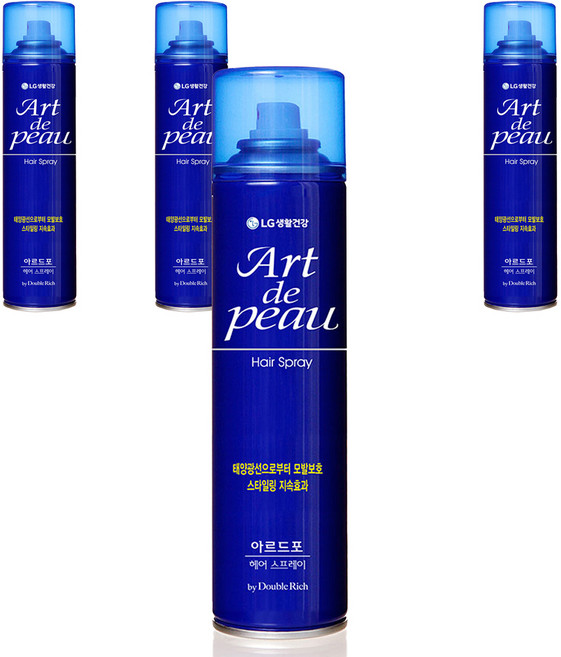 LG생활건강 아르도포 헤어 스프레이, 280ml, 4개