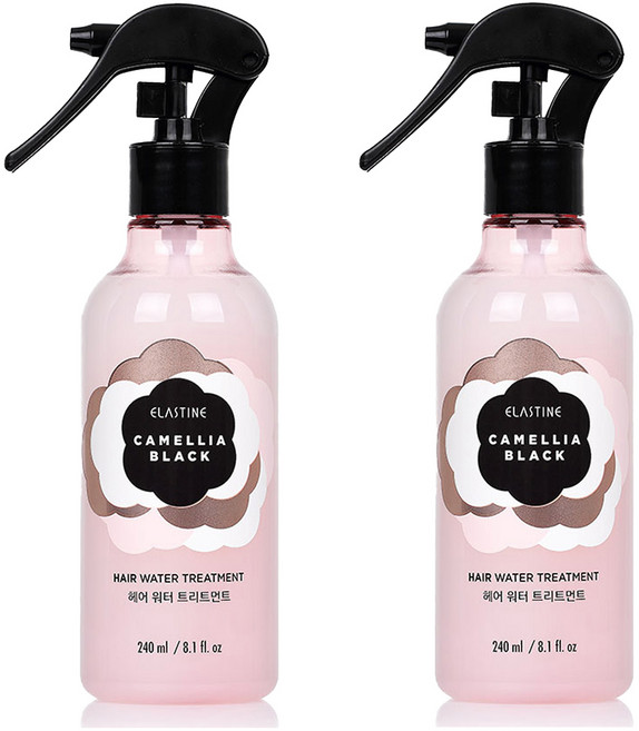 엘라스틴 카멜리아 블랙 헤어 워터 트리트먼트, 240ml, 2개