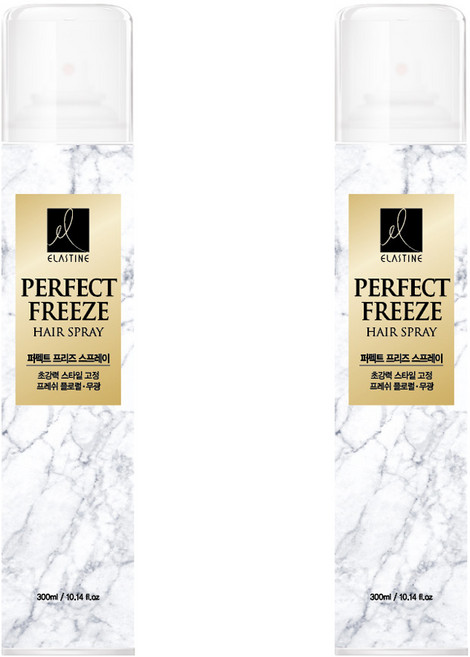 엘라스틴 퍼펙트 프리즈 헤어스프레이 플로럴, 300ml, 2개