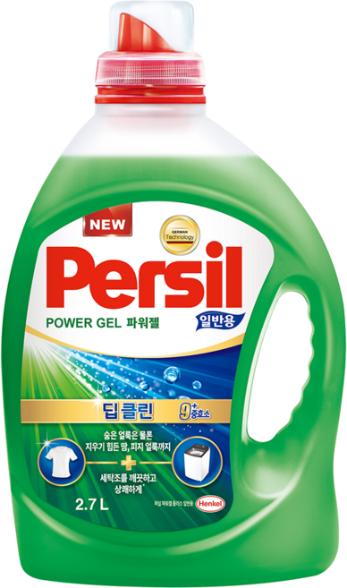 Persil 寶瀅 韓國原裝進口 強效淨垢 洗衣凝露, 2.7L, 1入, 1桶