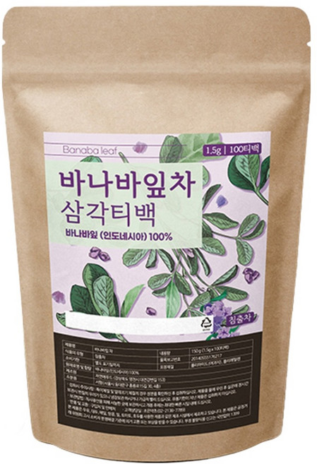 조은약초 바나바잎 삼각티백, 1.5g, 100개입, 2개