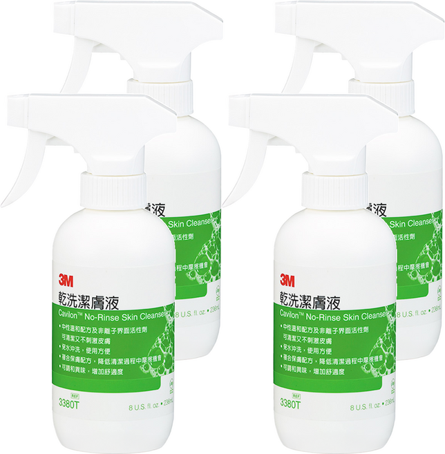 3M 乾洗潔膚液, 236ml, 4瓶