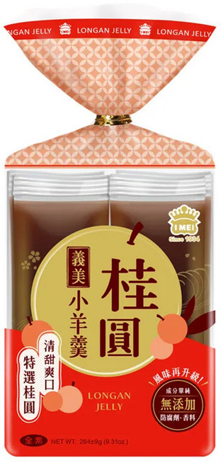 義美 小羊羹 桂圓 8入, 264g, 1袋