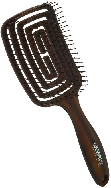 웨신 쓰담 나이테 플라핀 헤어브러쉬, 혼합색상, 1개