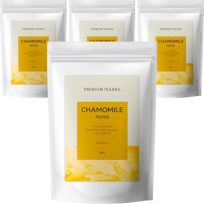 유리아 캐모마일차 삼각티백, 1.2g, 30개입, 4개