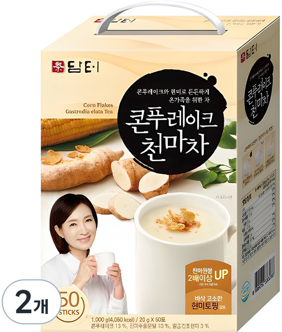 담터 콘푸레이크 천마차, 20g, 50개입, 2개