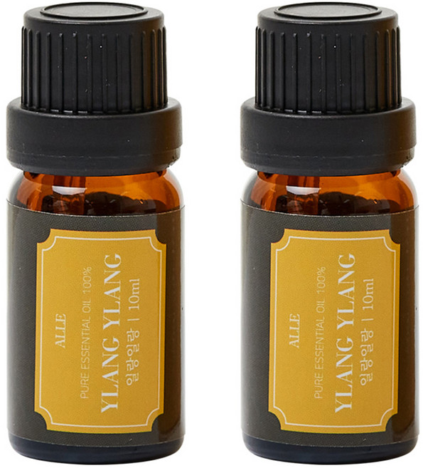알레 비건 아로마 에센셜 오일 일랑일랑, 10ml, 2개