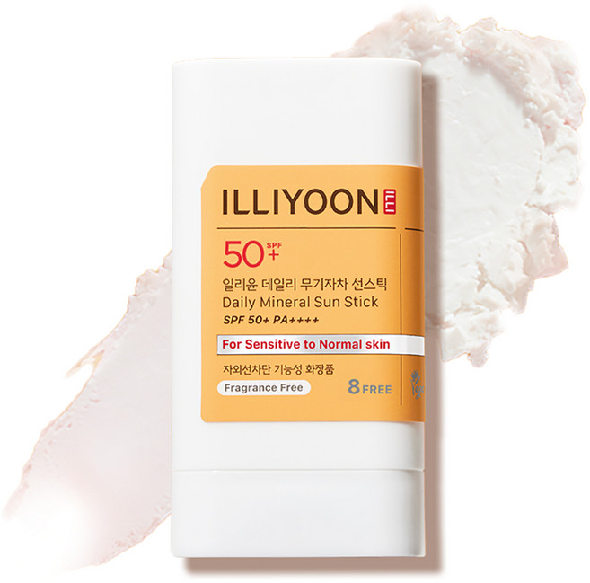 일리윤 데일리 무기자차 선스틱 SPF50+ PA++++, 20g, 1개