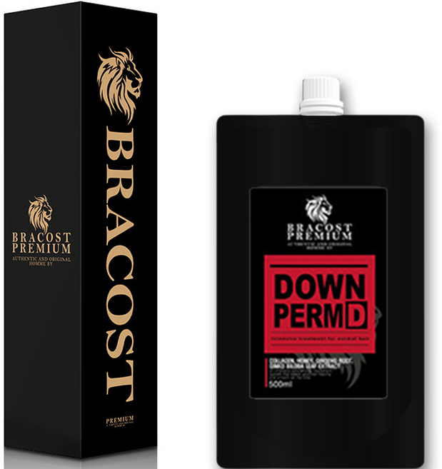 브라코스트 셀프 다운펌 손상모 + 시술도구 풀세트, 500ml, 1개