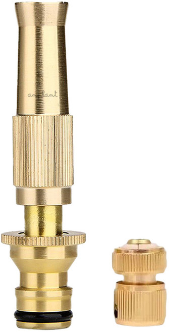 앙플랜트 신주 노즐 황동 고압 분사기, 7.5cm, 황동색