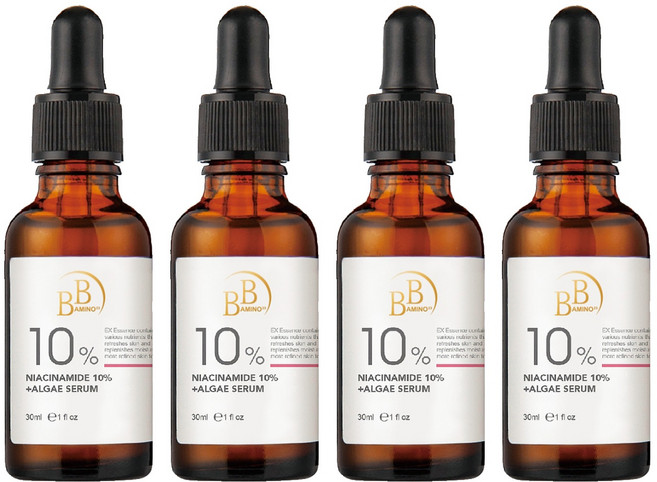 BB AMINO 科研 10%煙醯胺 + 發光藻嫩白精華, 30ml, 4瓶