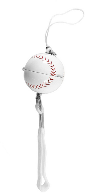 球型防身警報器 半公尺內發出100分貝警報聲響, 1個