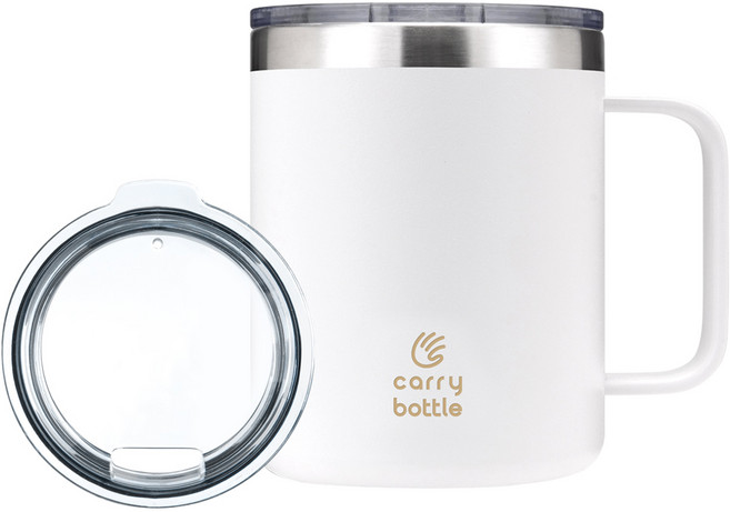 carry bottle 基本款 不鏽鋼馬克杯, 白色, 1個
