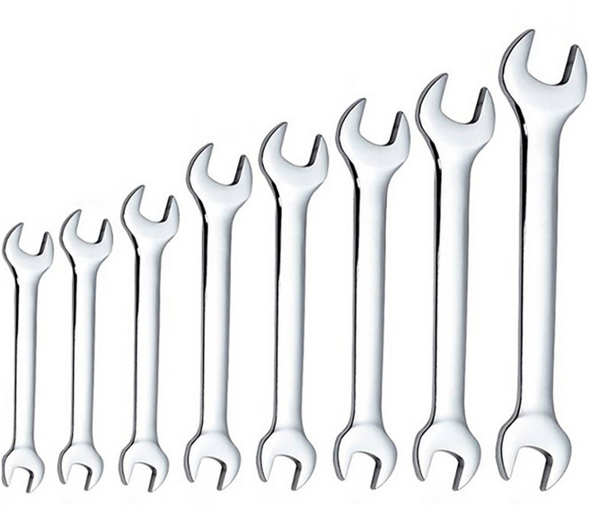 스탠맨 양구스패너 8종 16사이즈 세트, 1세트