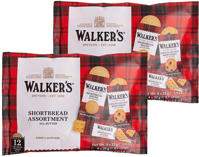 워커스 쇼트브레드 어쏘트먼트, 168g, 2개