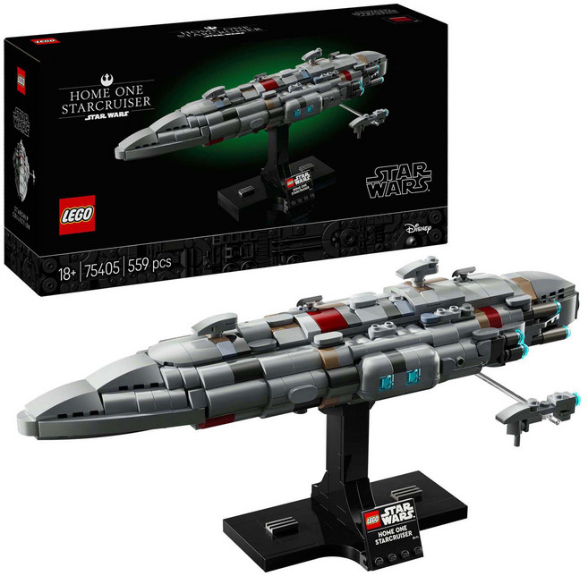 LEGO 75405 SW-Home One Starcruiser 4, 1盒, 灰色