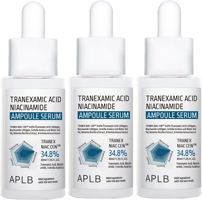 APLB 트라넥삼산 나이아신아마이드 앰플 세럼, 40ml, 3개 - 쿠팡