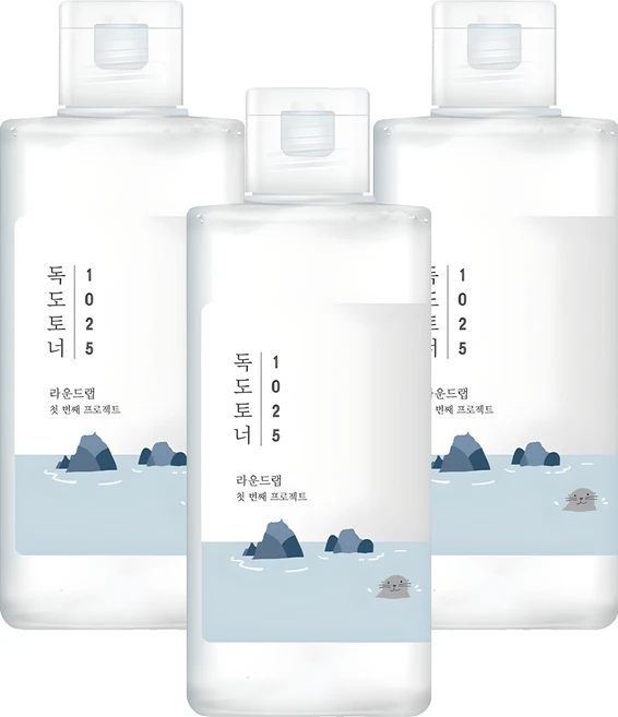 라운드랩 1025 독도 토너, 200ml, 3개 - 쿠팡