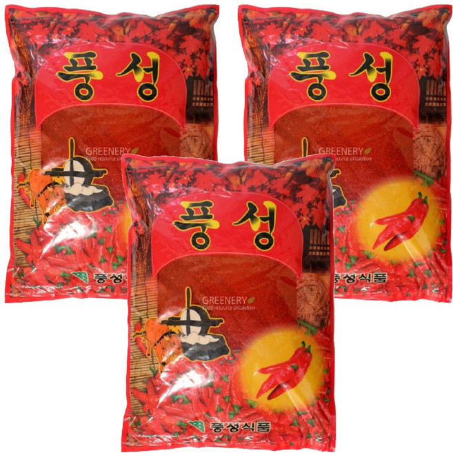풍성 짬뽕용 고추가루, 1kg, 3개