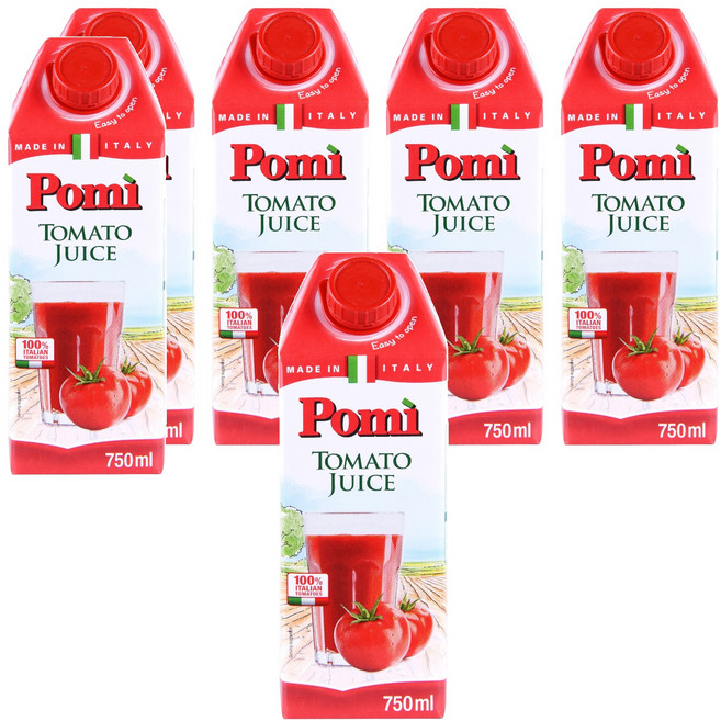 포미 토마토쥬스, 750ml, 6개
