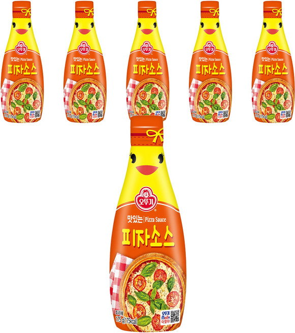 오뚜기 맛있는 피자소스, 175g, 6개