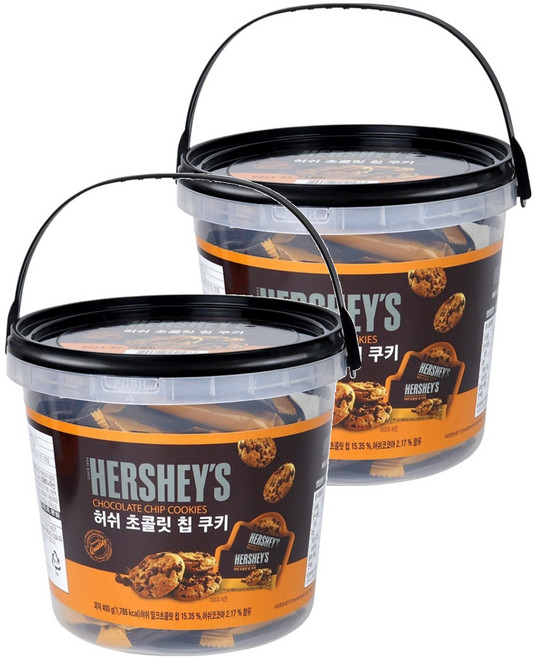 허쉬 초콜릿 칩 쿠키, 400g, 2개