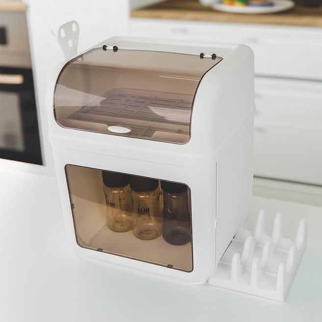 다퍼남 비베론 멀티 다용도 젖병보관함, 단품, 화이트