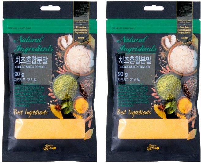 브레드가든 치즈혼합분말, 90g, 2개