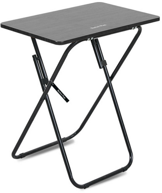 마켓플랜 접이식 사각 테이블, 블랙