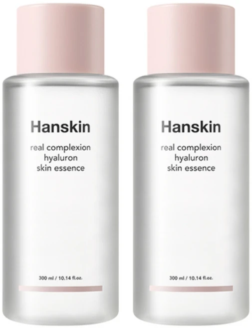 한스킨 리얼 컴플렉션 히알루론 스킨 에센스, 300ml, 2개 - 쿠팡