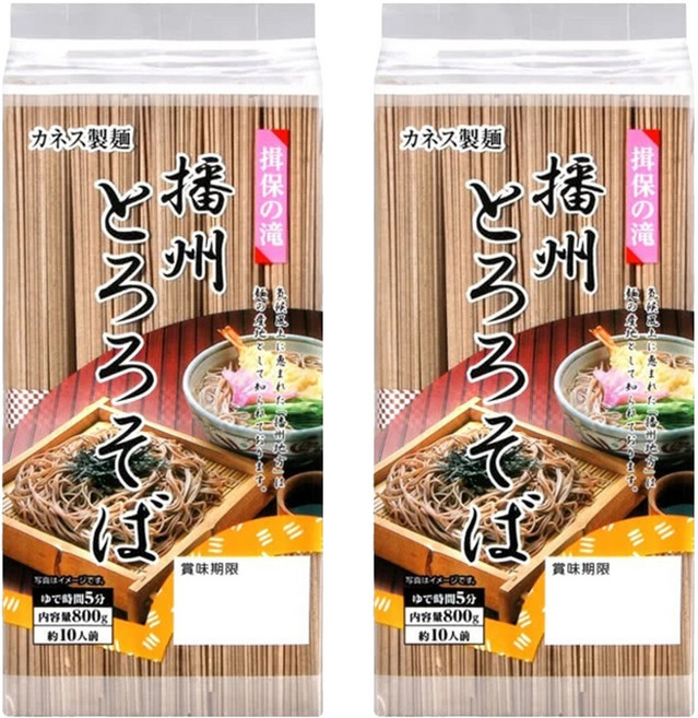 KANESU 播州山藥蕎麵, 800g, 2包