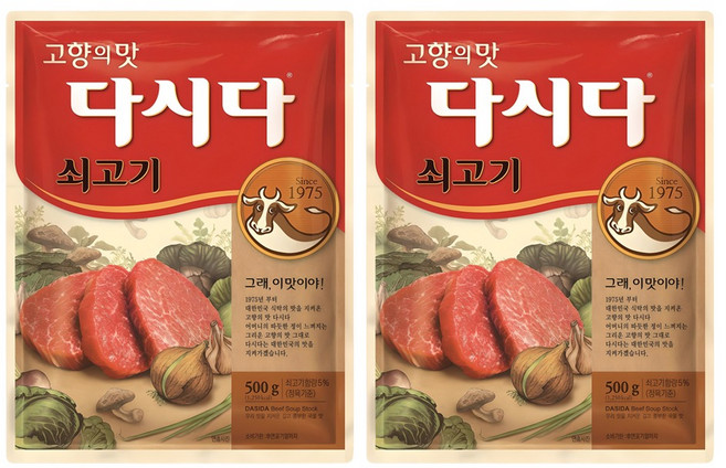 다시다 쇠고기, 500g, 2개