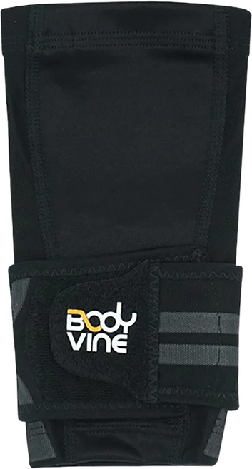 BODYVINE 巴迪蔓 超肌感貼紮護肘 提供穩固的伸腕肌群支撐 透薄吸濕排汗 抗UV 50+防曬係數, 灰色, 1個