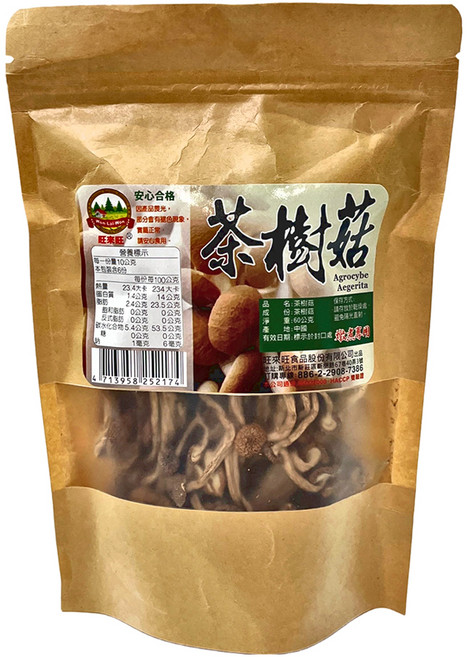 WON LAI WON 旺來旺 茶樹菇, 60g, 1包