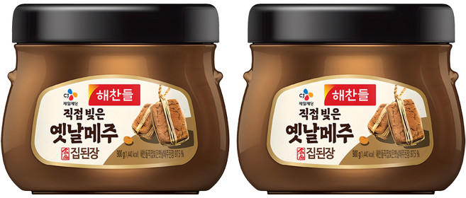 해찬들 직접 빚은 옛날메주 집된장, 900g, 2세트