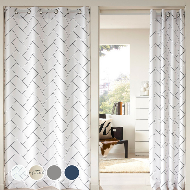 알뜨리 사계절 3중직 암막 커튼