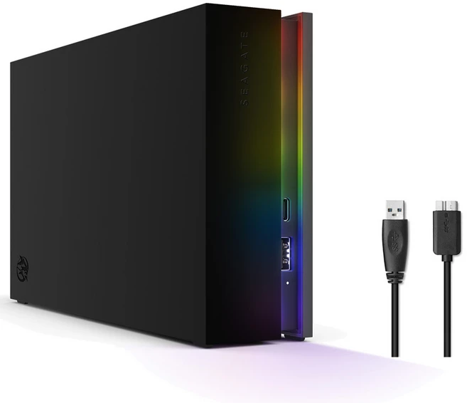 씨게이트 Firecuda Gaming Hub 외장하드 STKK8000400 데이터복구서비스+USB케이블포함, 8TB, 블랙 - 쿠팡