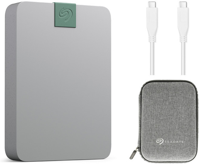 씨게이트 Ultra Touch USB-C 데이터복구 외장하드 STMA4000400, 4TB, 페블 그레이