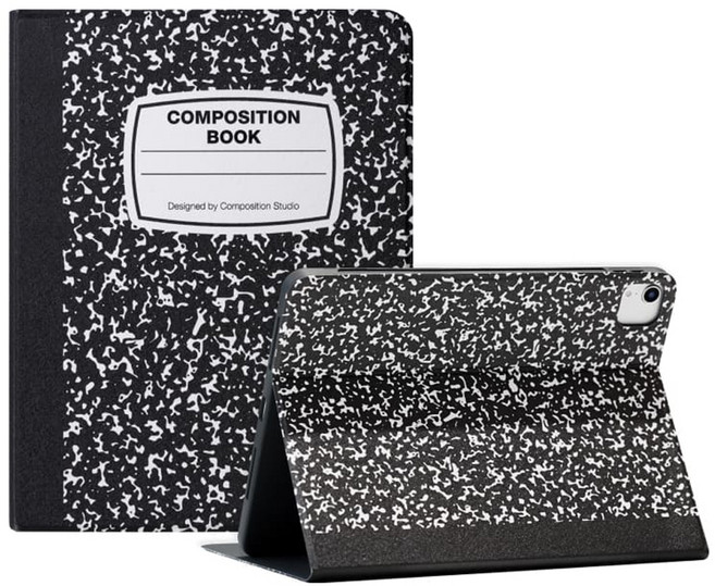 컴포지션스튜디오 컴포지션 북 아이패드 케이스, 블랙, 1개