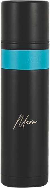 MARU 丸山製研 陶瓷保溫瓶, 消光黑, 1L, 1個