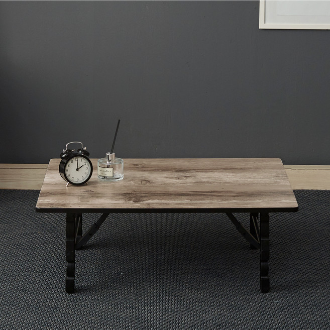 조은세상 LPM 접이식 테이블B 800 x 600 mm, 내추럴